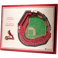 St. Louis Cardinals 17'' x 13'' 5-Layer StadiumViews 3D Wall Art
