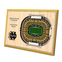 Notre Dame Fighting Irish 14'' x 10.5'' 3D StadiumViews Desktop Display