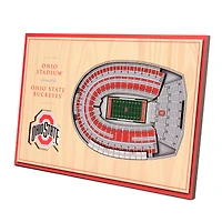 Ohio State Buckeyes 14'' x 10.5'' 3D StadiumViews Desktop Display
