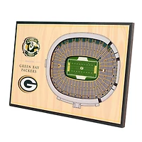 Green Bay Packers 14'' x 10.5'' 3D StadiumViews Desktop Display