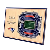 New England Patriots 14'' x 10.5'' 3D StadiumViews Desktop Display