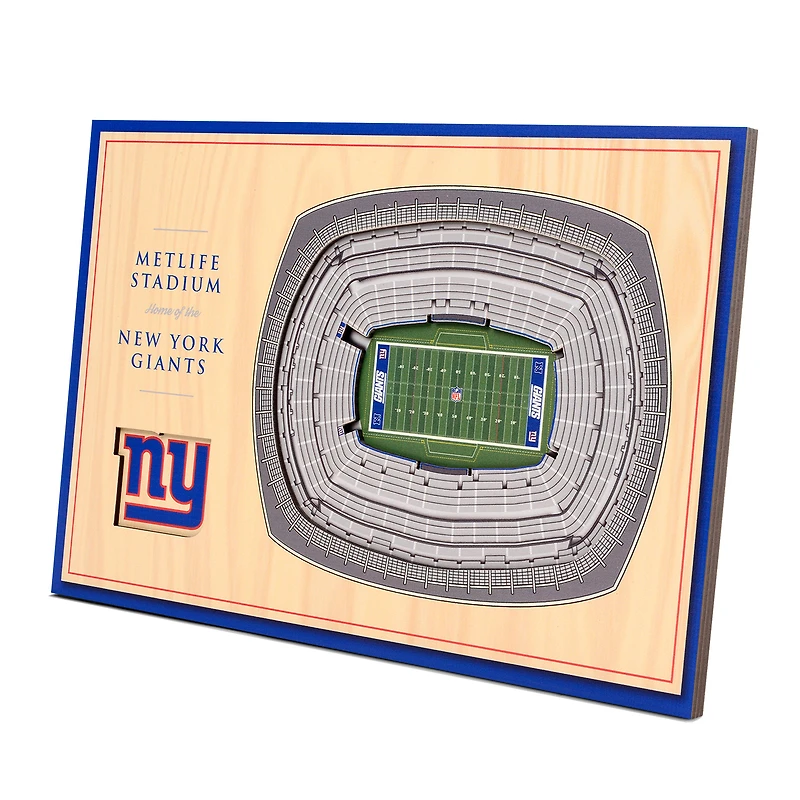 New York Giants 14'' x 10.5'' 3D StadiumViews Desktop Display