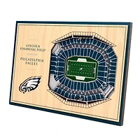 Philadelphia Eagles 14'' x 10.5'' 3D StadiumViews Desktop Display