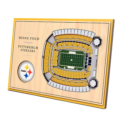 Pittsburgh Steelers 14'' x 10.5'' 3D StadiumViews Desktop Display