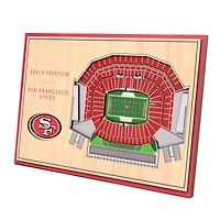 San Francisco 49ers 14'' x 10.5'' 3D StadiumViews Desktop Display
