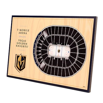Vegas Golden Knights 14'' x 10.5'' 3D StadiumViews Desktop Display