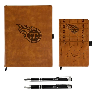 Sparo Tennessee Titans Laser-Engraved Notepad & Pen Gift Set