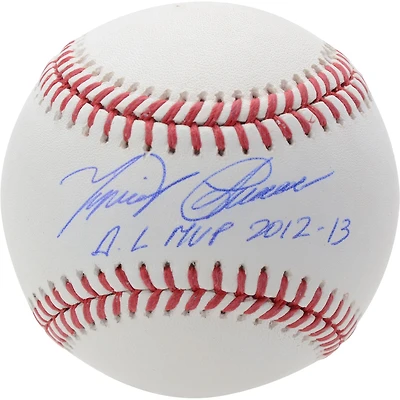Miguel Cabrera Detroit Tigers Autographed Baseball with "A.L. MVP 2012-13" Inscription