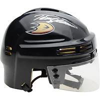 Teemu Selanne Anaheim Ducks Autographed Black Mini Helmet