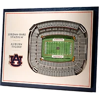 Auburn Tigers 17'' x 13'' 5-Layer StadiumViews 3D Wall Art