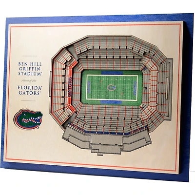 Florida Gators 17'' x 13'' 5-Layer StadiumViews 3D Wall Art