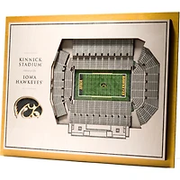 Iowa Hawkeyes 17'' x 13'' 5-Layer StadiumViews 3D Wall Art
