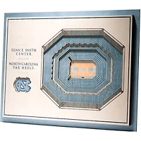 North Carolina Tar Heels 17'' x 13'' 5-Layer StadiumViews 3D Wall Art