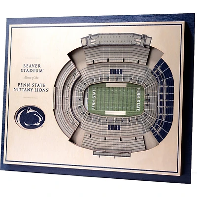 Penn State Nittany Lions 17'' x 13'' 5-Layer StadiumViews 3D Wall Art
