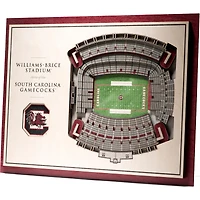 South Carolina Gamecocks 17'' x 13'' 5-Layer StadiumViews 3D Wall Art