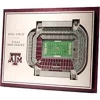 Texas A&M Aggies 17'' x 13'' 5-Layer StadiumViews 3D Wall Art