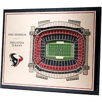Houston Texans 17'' x 13'' 5-Layer StadiumViews 3D Wall Art