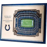Indianapolis Colts 17'' x 13'' 5-Layer StadiumViews 3D Wall Art