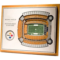 Pittsburgh Steelers 17'' x 13'' 5-Layer StadiumViews 3D Wall Art