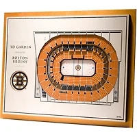 Boston Bruins 17'' x 13'' 5-Layer StadiumViews 3D Wall Art
