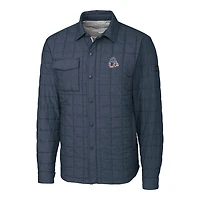 Men's Cutter & Buck Gray Baltimore Orioles Americana Rainier Full-Snap Shirt Jacket