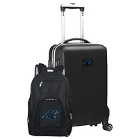 MOJO Black Carolina Panthers 2-Piece Backpack & Carry-On Set