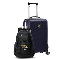 MOJO Navy Jacksonville Jaguars 2-Piece Backpack & Carry-On Set