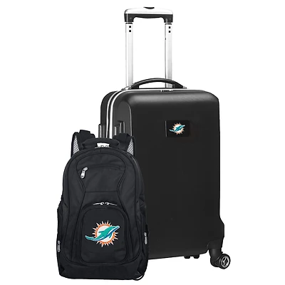 MOJO Miami Dolphins 2-Piece Backpack & Carry-On Set
