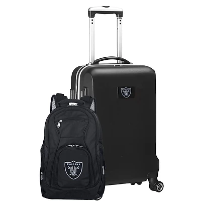 MOJO Las Vegas Raiders 2-Piece Backpack & Carry-On Set