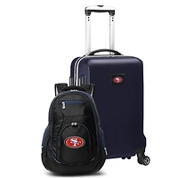 MOJO Navy San Francisco 49ers 2-Piece Backpack & Carry-On Set