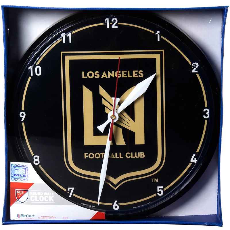 WinCraft LAFC 12.75" Team Round Wall Clock