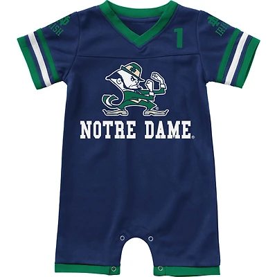 Infant Colosseum Navy Notre Dame Fighting Irish Bumpo Football Romper