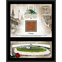 Kentucky Derby 145 12" x 15" Event Sublimated Plaque with Race-Used Dirt from the 145th Kentucky Derby