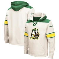 Men's Colosseum Oregon Ducks 2.0 Lace-Up Pullover Hoodie