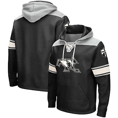 Men's Colosseum Black Providence Friars 2.0 Lace-Up Pullover Hoodie