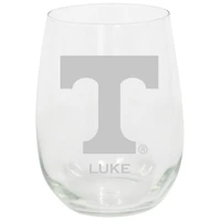 Tennessee Volunteers 15oz. Personalized Stemless Etched Glass Tumbler