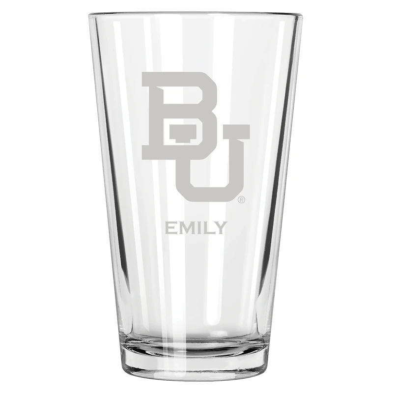 Baylor Bears 16oz. Personalized Etched Pint Glass