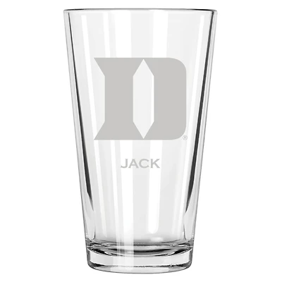 Duke Blue Devils 16oz. Personalized Etched Pint Glass