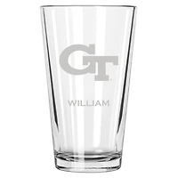 Georgia Tech Yellow Jackets 16oz. Personalized Etched Pint Glass