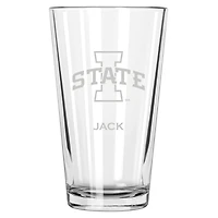 Iowa State Cyclones 16oz. Personalized Etched Pint Glass