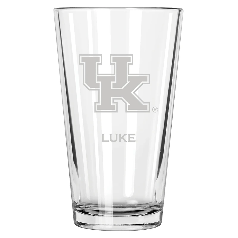 Kentucky Wildcats 16oz. Personalized Etched Pint Glass