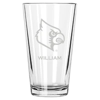 Louisville Cardinals 16oz. Personalized Etched Pint Glass