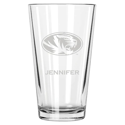 Missouri Tigers 16oz. Personalized Etched Pint Glass