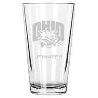 Ohio Bobcats 16oz. Personalized Etched Pint Glass