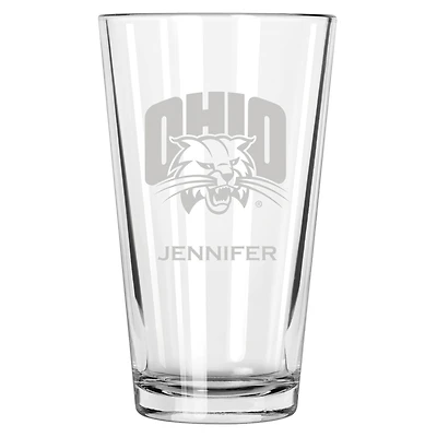 Ohio Bobcats 16oz. Personalized Etched Pint Glass
