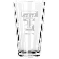 Texas Tech Red Raiders 16oz. Personalized Etched Pint Glass