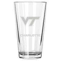 Virginia Tech Hokies 16oz. Personalized Etched Pint Glass