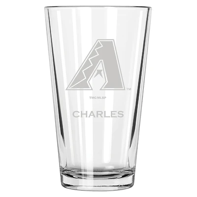 Arizona Diamondbacks 16oz. Personalized Etched Pint Glass