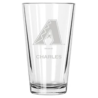 Arizona Diamondbacks 16oz. Personalized Etched Pint Glass