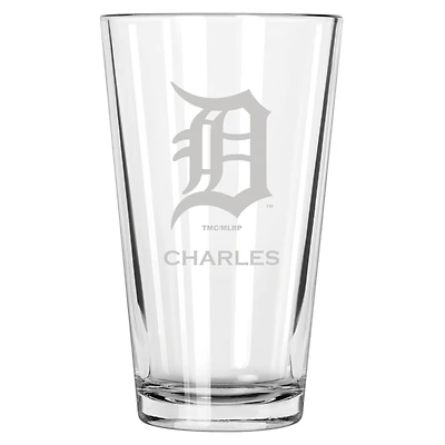 Detroit Tigers 16oz. Personalized Etched Pint Glass